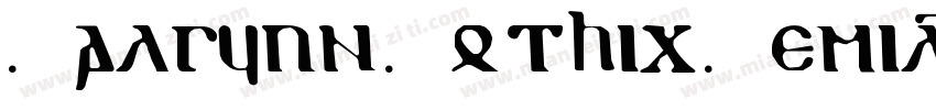 Malgyun Gothic Semil字体转换